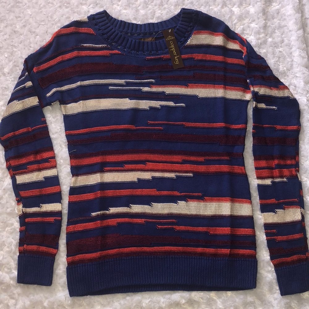Textured Crochet Sweater